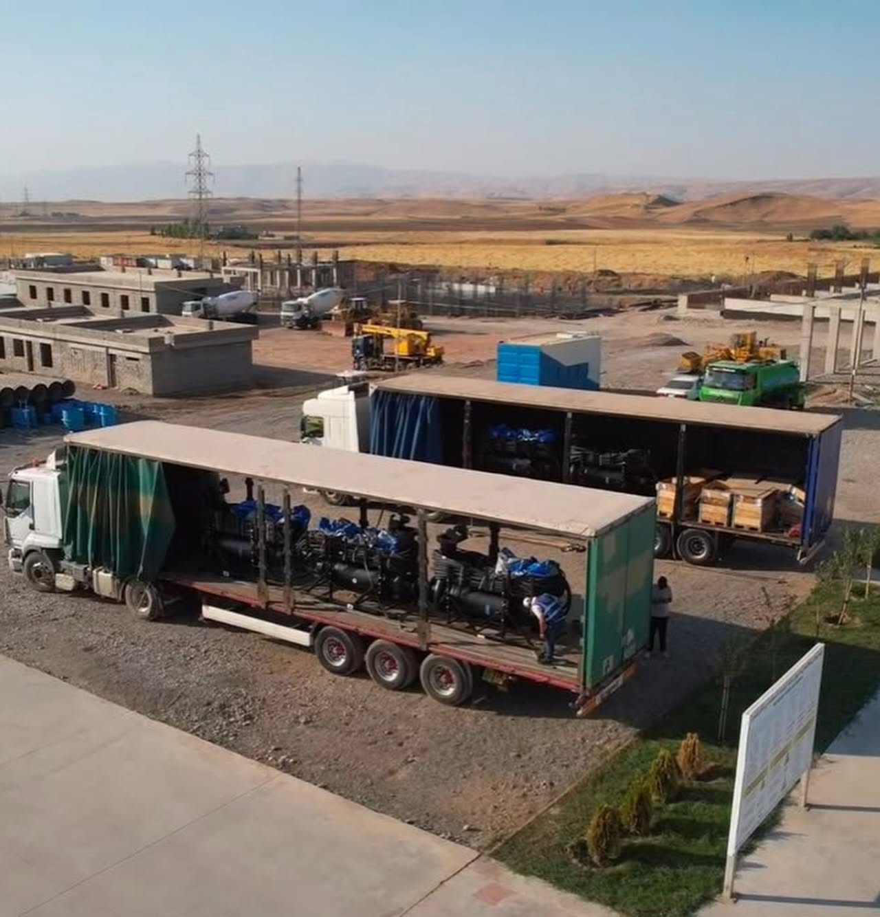 بەڕێز جێگری سەرۆکی ئەنجوومەنی وەزیران سەردانی پێگەی پڕۆژەی ئاوی (گۆپتەپە - چەمچەماڵ)یان کرد