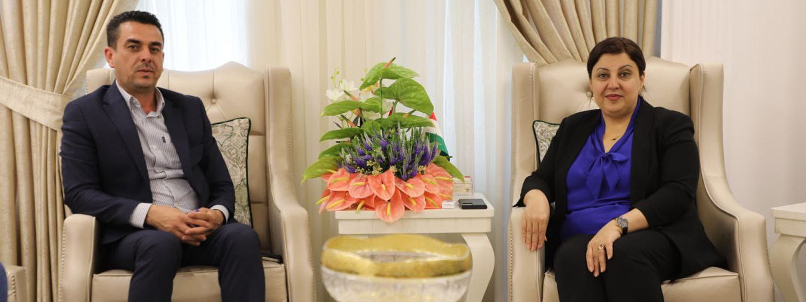 سەردانى کردنى بەڕێز وەزیرى کشتوکاڵ و سەرچاوەکانى ئاو