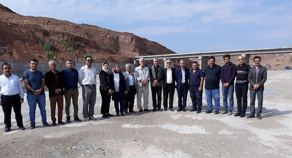 سەردانی بەڕێوەبەری گشتی بەنداو کۆگاکانی ئاوی هەرێم