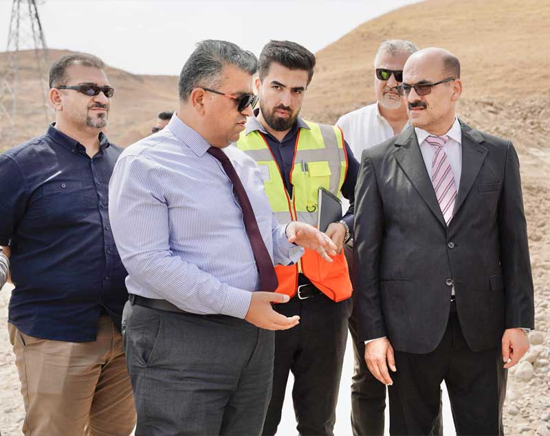 سەردانی کردنی بەڕێز (ئاری احمد قادر) بەڕێوەبەری گشتی ئاو و ئاوەڕۆی هەرێمی کوردستان و شاندی یاوەری و بەڕێز (رەمک رمضان قادر) قائیمقامی قەزای چەمچەماڵ