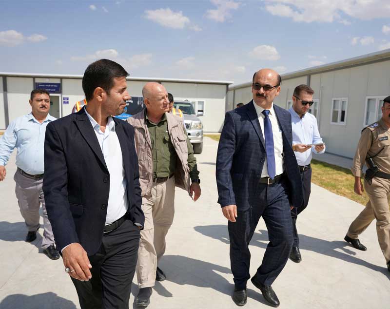 سەردانی کردنی بەڕێز قائیمقامی قەزای چەمچەماڵ و شاندی یاوەری