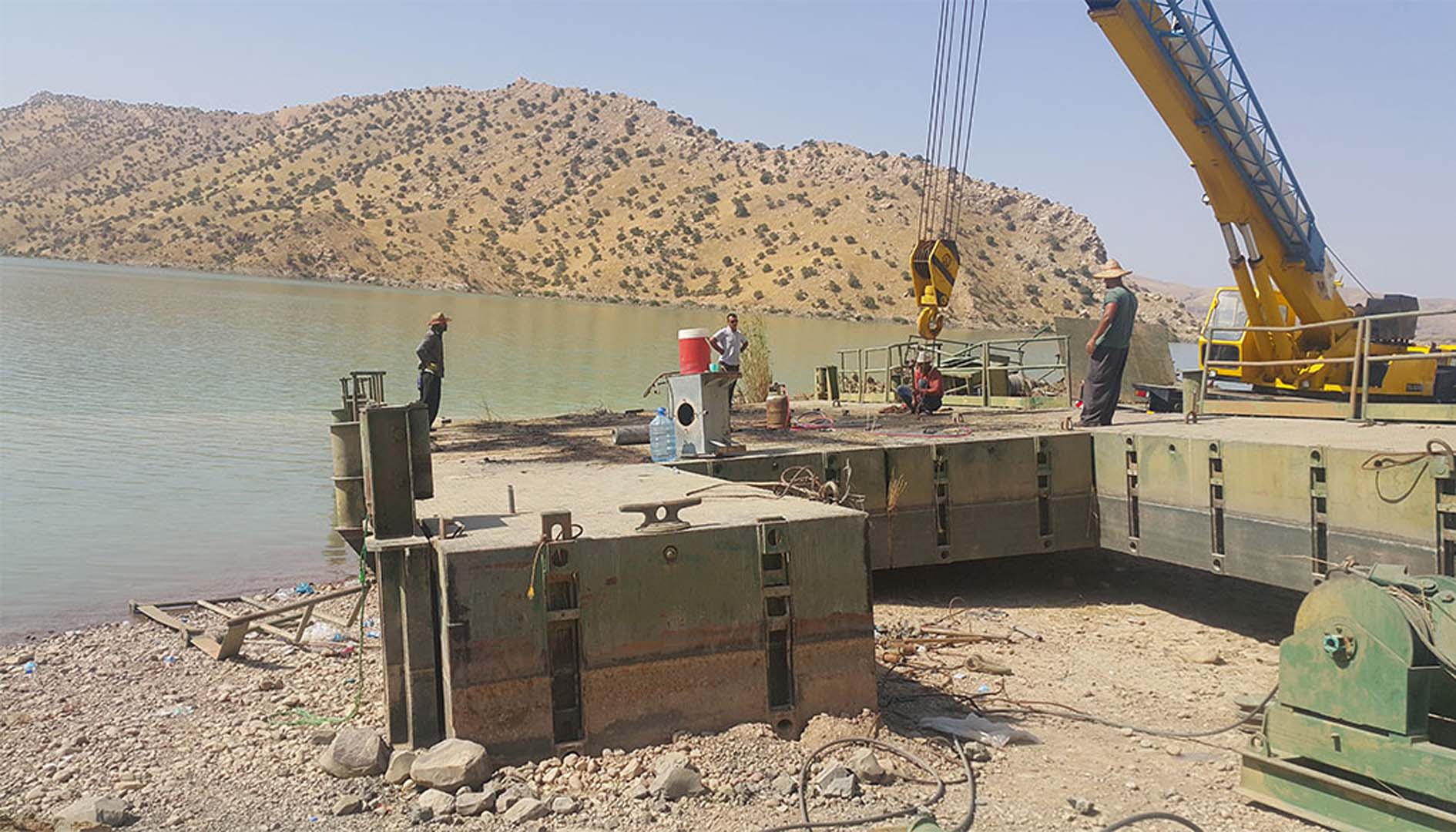 ئەنجامدانى شۆتکریت بۆ بەنداوى دەربەندیخان