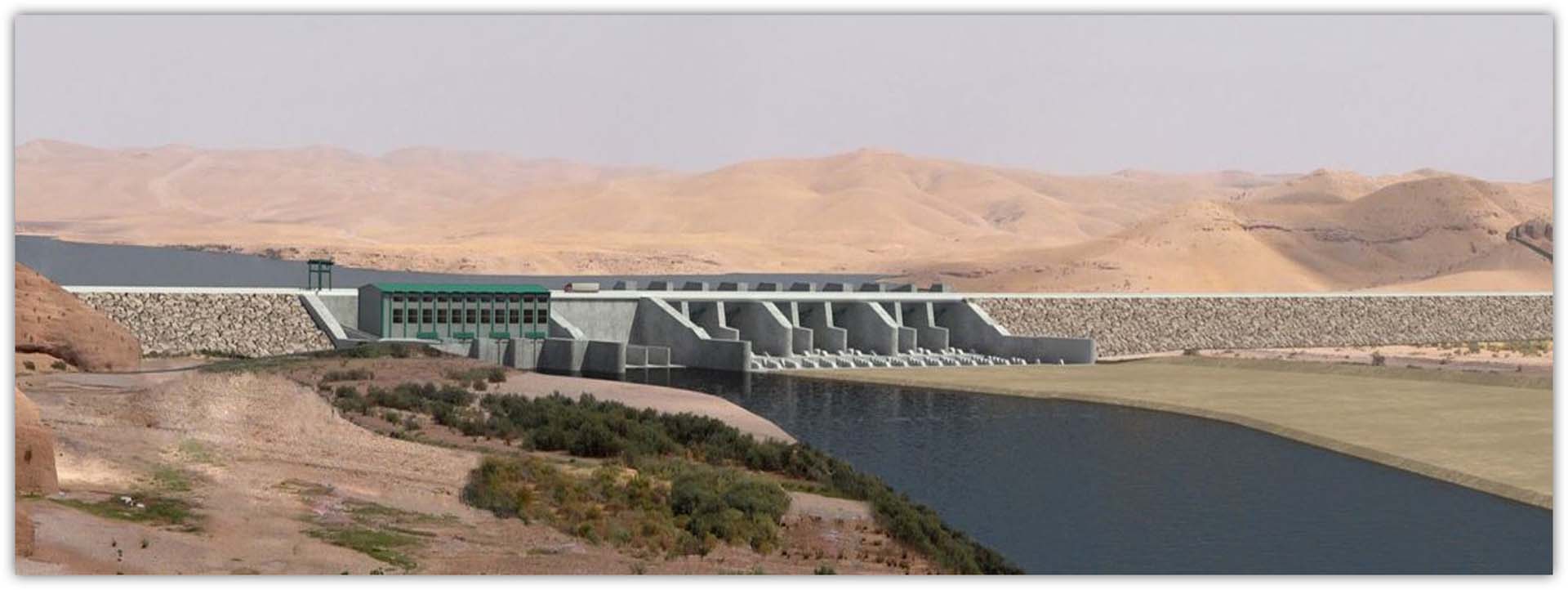پرۆژەى دروست کردنى بەنداوى باوەنوور